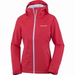 Columbia Womens Hike The Hills Jacket Red Camellia